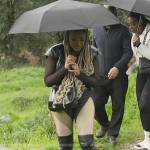 Drew’s colorblock leggings on The Real Housewives of Atlanta