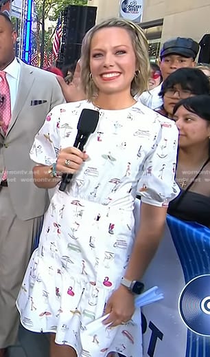 Dylan’s white vacation print dress by Today