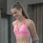 Esme’s pink bikini on General Hospital