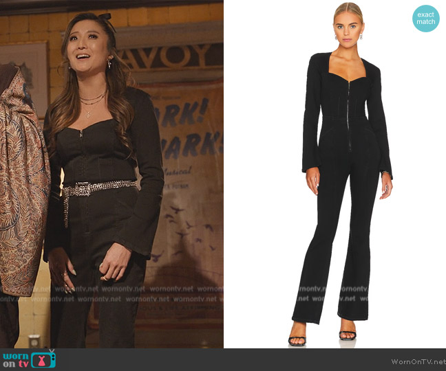 Free People Karly Jumpsuit worn by Kimber (Ashley Park) on Only Murders in the Building
