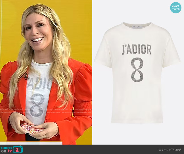 Dior J'Dior 8 T-Shirt worn by Jill Martin on Today