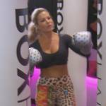 Jennifer’s multicolored print leggings on The Real Housewives of Orange County