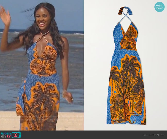 Johanna Ortiz Vida Salvaje Dress worn by Charity Lawson on The Bachelorette