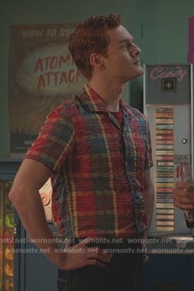 Archie’s plaid shirt on Riverdale