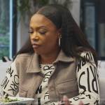 Kandi’s capital city print sweater on The Real Housewives of Atlanta