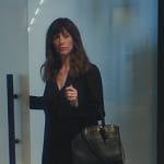 Wendy’s black leather tote on Billions