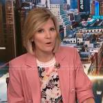 Kate’s floral top and pink blazer on NBC News Daily
