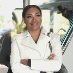 Kenya’s white leather jacket on The Real Housewives of Atlanta