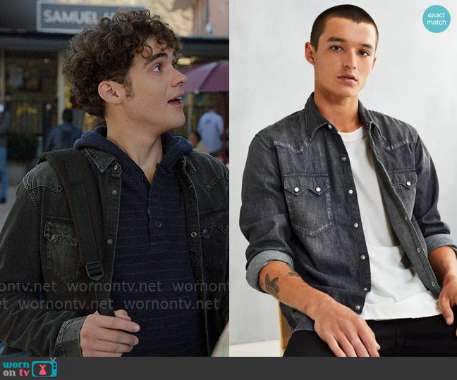 Levis Sawtooth Western Shirt worn by Ricky (Joshua Bassett) on High School Musical The Musical The Series