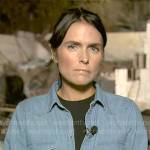 Lilia Luciano’s chambray shirt on CBS Mornings