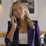 Lorna’s purple blazer on The Lincoln Lawyer