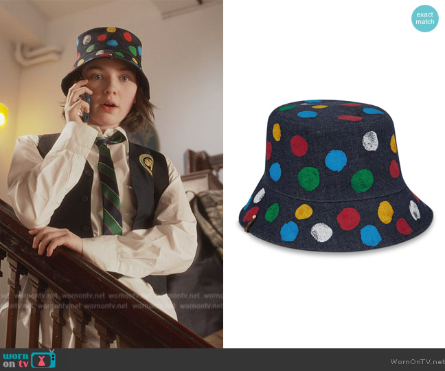Louis Vuitton x Yayoi Kusama Reversible Bucket Hat worn by Rose / Rock Goldenblatt (Alexa Swinton) on And Just Like That