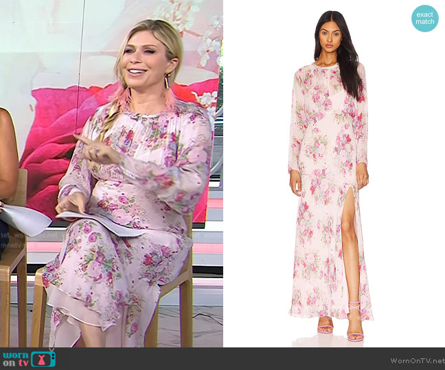 LoveShackFancy Daya Maxi Dress worn by Jill Martin on Today