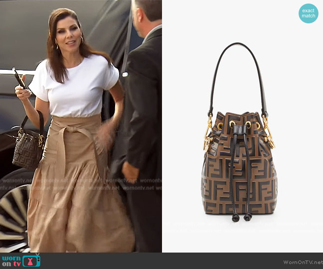 Fendi Mon Tresor Bag worn by Heather Dubrow on The Real Housewives of Orange County