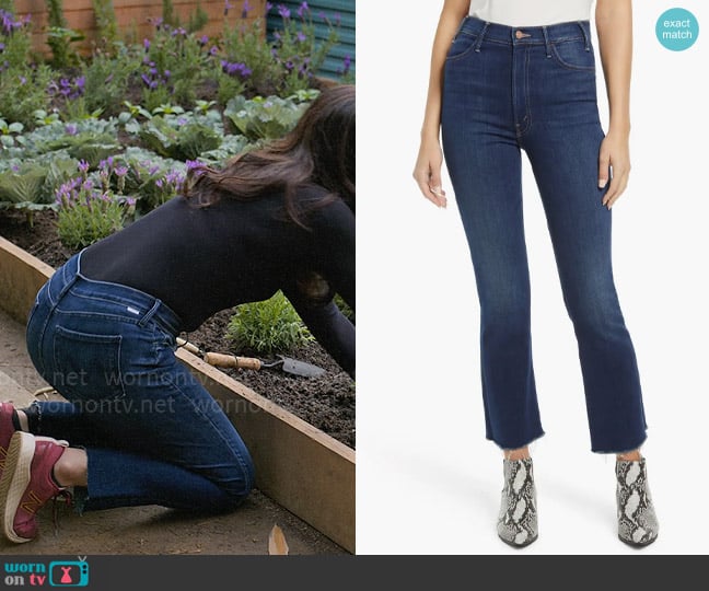 Mother Hustler Jeans in Home Movie worn by Lisa Trammell (Lana Parrilla) on The Lincoln Lawyer