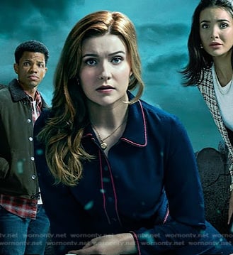 Nancy’s opening scene dress on Nancy Drew