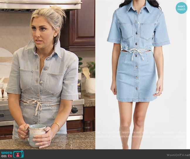 Nanushka Taylor Dress worn by Gina Kirschenheiter on The Real Housewives of Orange County