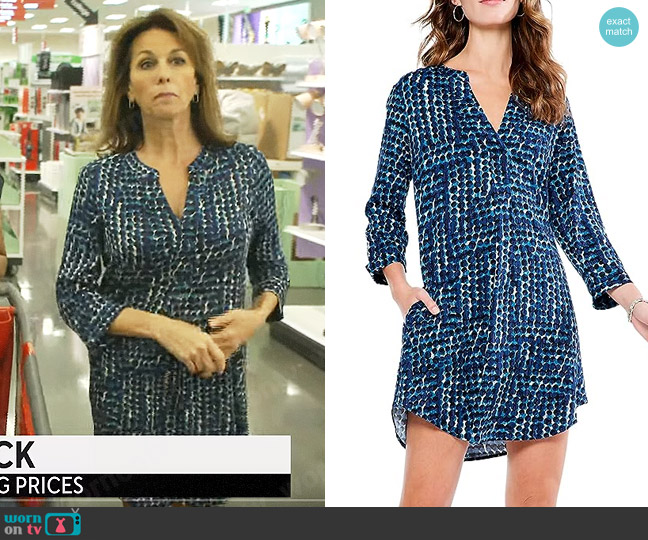 Nic + Zoe Good Vibes Live in Dress worn by Janet Shamlian on CBS Mornings