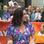 Nicole McLaughlin’s purple floral dress on Today