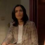 Nova’s plaid blazer on Grown-ish