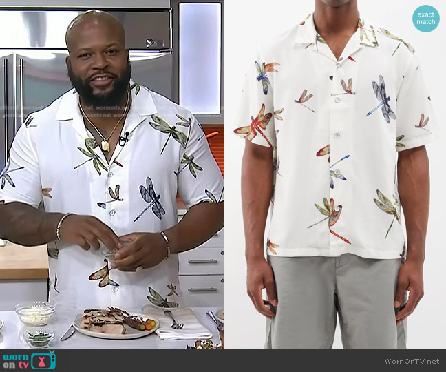 Rag & Bone Avery Shirt worn by David Rose on Today
