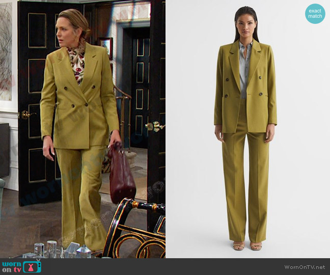 Reiss Iris Double Breasted Blazer worn by Nicole Walker (Arianne Zucker) on Days of our Lives