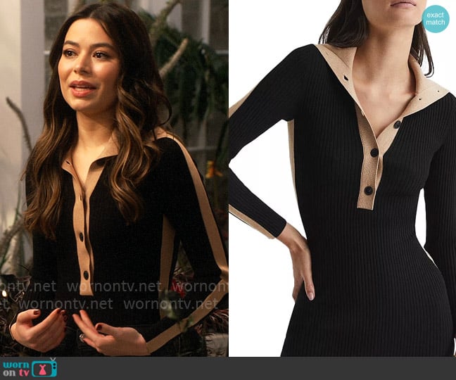 Reiss Danielle Polo Minidress worn by Carly Shay (Miranda Cosgrove) on iCarly