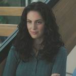 Rian’s gray ribbed sweater on Billions