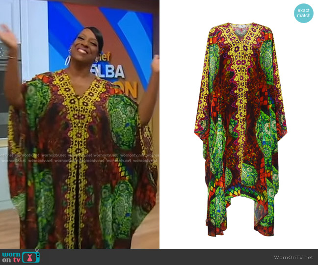 Sai Sankoh Zehra Goddess Kaftan worn by Melba Wilson on Good Morning America