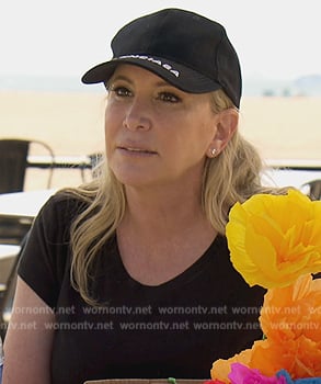 Shannon’s black balenciaga cap on The Real Housewives of Orange County