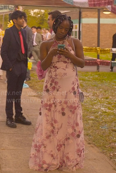 Tara’s prom dress on Heartstopper