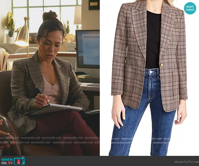 A.L.C. Hicks Blazer worn by Emily Lopez (Jessica Camacho) on All Rise