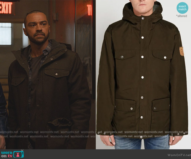 Fjallraven Greenland Winter Jacket worn by (Jesse Williams) on Only Murders in the Building