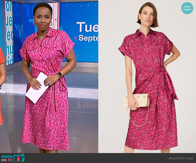Lauren Ralph Lauren Seagill Dress worn by Zinhle Essamuah on NBC News Daily