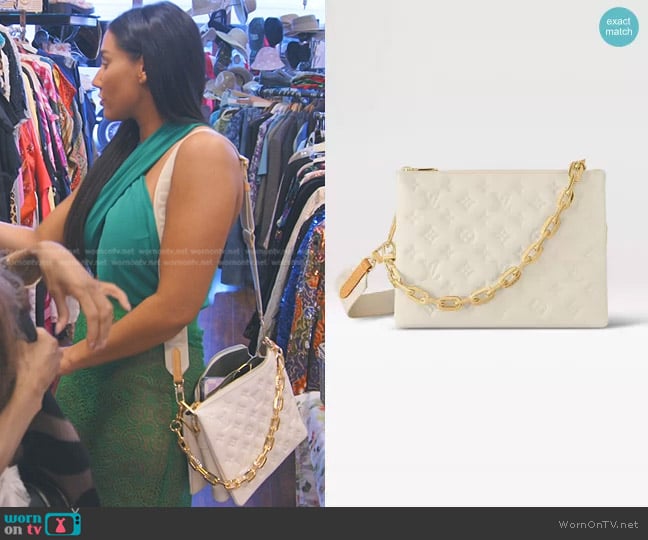 Louis Vuitton Coussin PM Bag worn by Monica Garcia on The Real Housewives of Salt Lake City