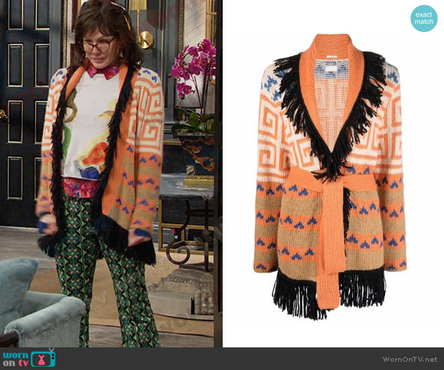 Mother The Belted Short Cardigan worn by Susan Banks (Stacy Haiduk) on Days of our Lives