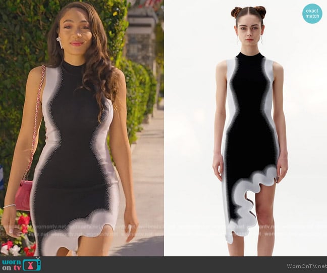 PH5 Mia Wavy Dress worn by Brandi Marshall (Brandi Marshall) on Selling the OC