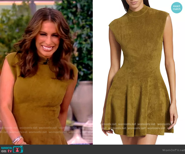 Ronny Kobo Laney Chenille Mini Dress worn by Alyssa Farah Griffin on The View