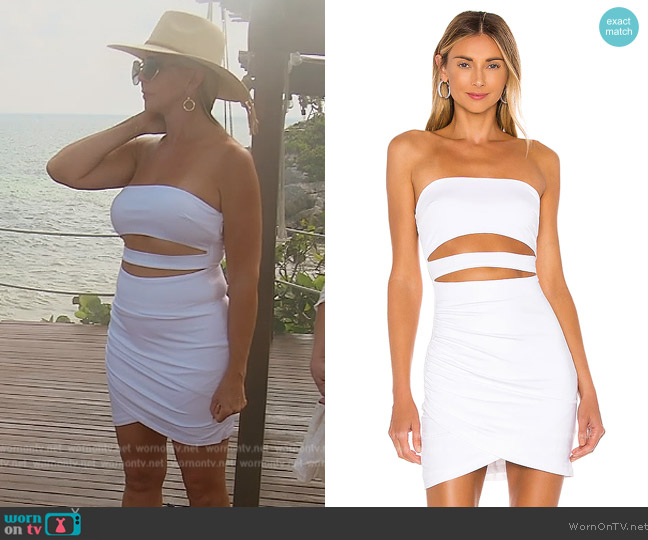 Superdown Nara Mini Dress worn by Vicki Gunvalson on The Real Housewives of Orange County