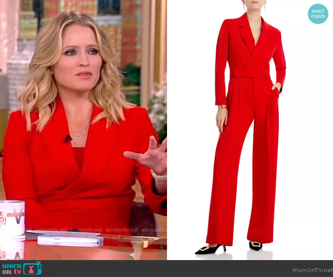 A.L.C. Tatum Jumpsuit worn by Sara Haines on The View