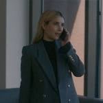 Anna’s grey double-breasted blazer on American Horror Story Delicate