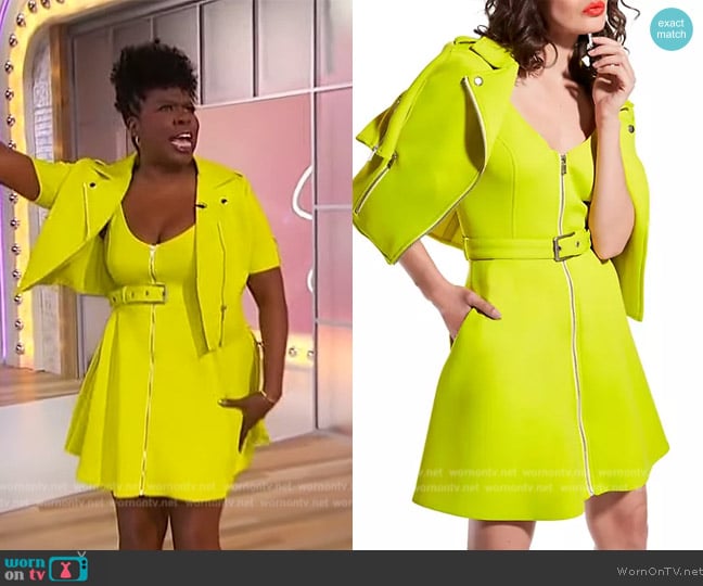 AS by DF Leanne Dress worn by Leslie Jones on Sherri