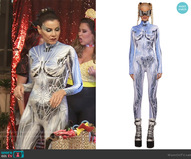 Badinka You Reflect Jumpsuit Costume worn by Heather Dubrow on The Real Housewives of Orange County