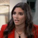 Brook Lynn’s charm necklace on General Hospital