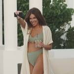 Brynn’s green textured bikini on The Real Housewives of New York City