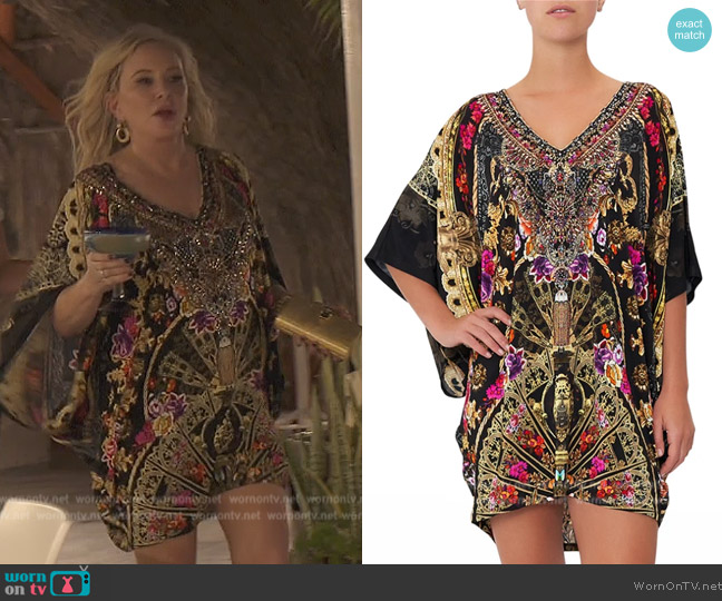 Camilla Dance With Duende Bat Sleeve Dress worn by Shannon Beador on The Real Housewives of Orange County