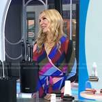Chassie’s multicolor striped wrap dress on Today