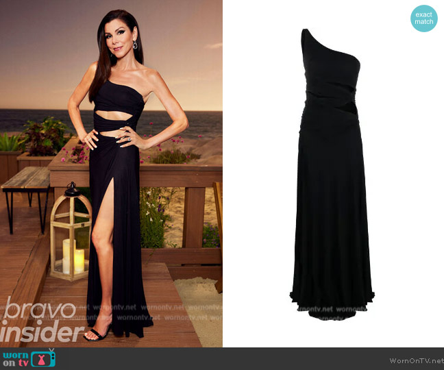 Chiara Boni La Petite Robe Maribella cut-out maxi dress worn by Heather Dubrow on The Real Housewives of Orange County