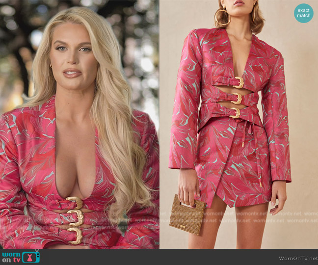 Cult Gaia Gabby Blazer worn by Madison LeCroy on Southern Charm
