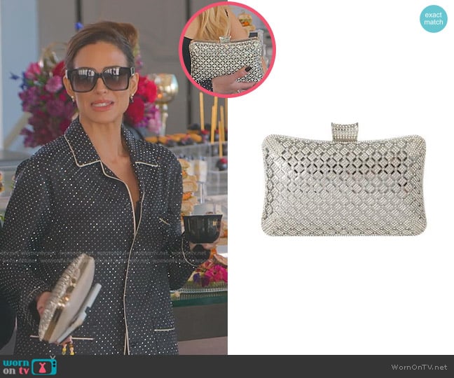 D’Margeaux Geometric Sparkle Evening Bag worn by Polly Brindle (Polly Brindle) on Selling the OC